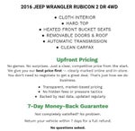 2016 Jeep Wrangler Rubicon