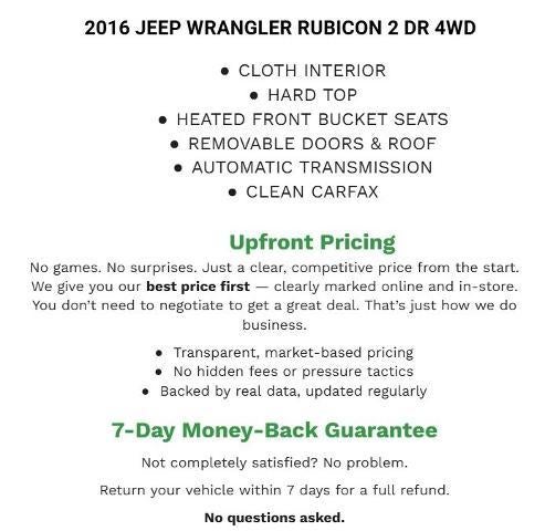 2016 Jeep Wrangler Rubicon