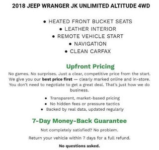 2018 Jeep Wrangler JK Unlimited Sahara