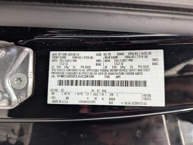 2018 Ford Escape SE