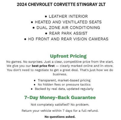 2024 Chevrolet Corvette Stingray 2LT