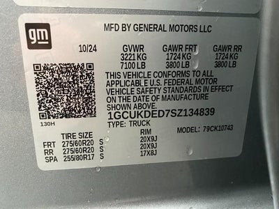 2025 Chevrolet Silverado 1500 LT