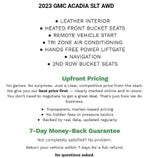2023 GMC Acadia SLT