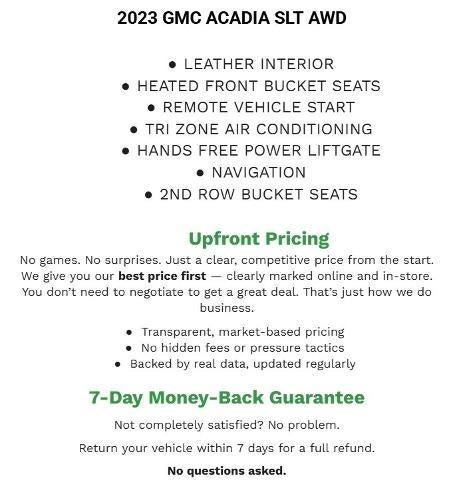 2023 GMC Acadia SLT