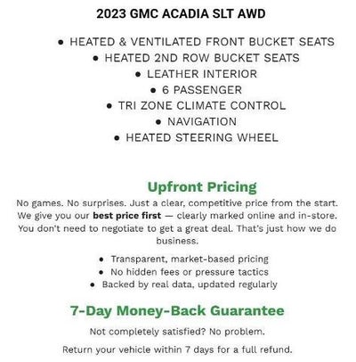 2023 GMC Acadia SLT