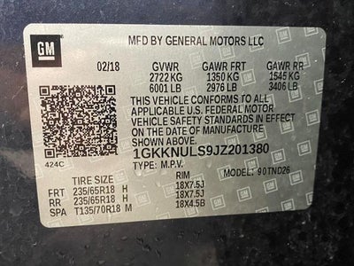 2018 GMC Acadia SLT
