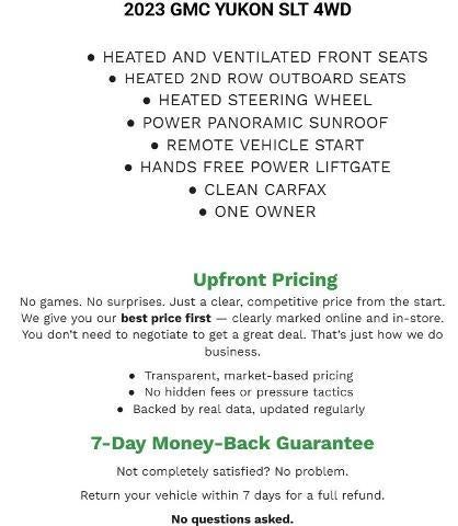 2023 GMC Yukon SLT