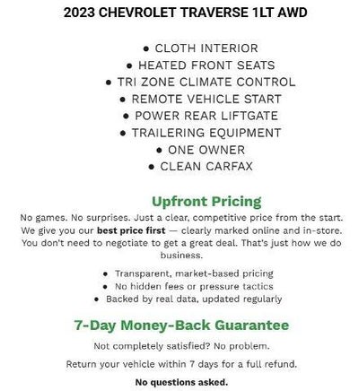 2023 Chevrolet Traverse LT Cloth