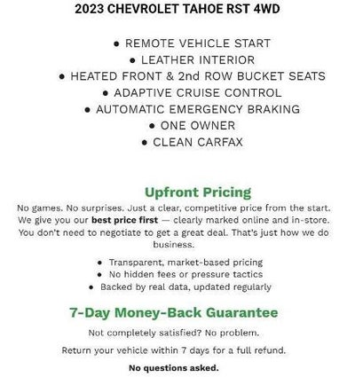 2023 Chevrolet Tahoe RST
