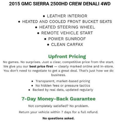 2015 GMC Sierra 2500 HD Denali