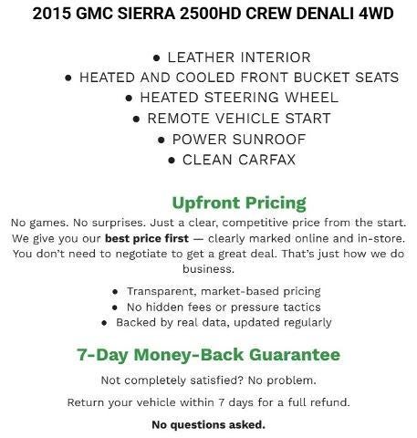 2015 GMC Sierra 2500 HD Denali