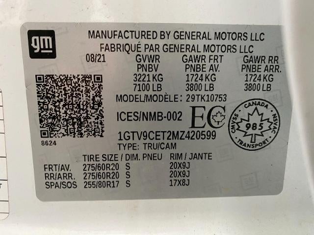 2021 GMC Sierra 1500 Elevation