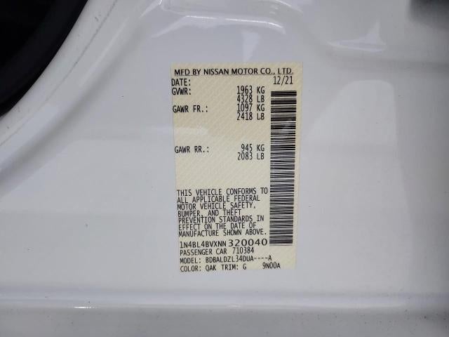 2022 Nissan Altima S FWD