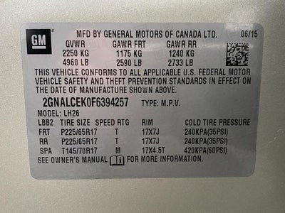 2015 Chevrolet Equinox LT