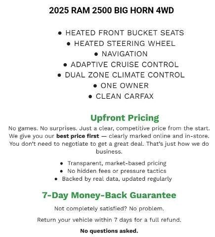 2025 RAM 2500 Big Horn