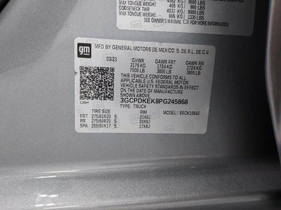 2023 Chevrolet Silverado 1500 LT (2FL)