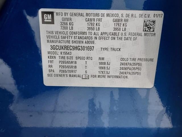 2017 Chevrolet Silverado 1500 LT