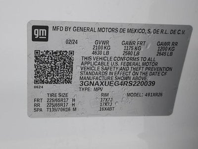 2024 Chevrolet Equinox LT