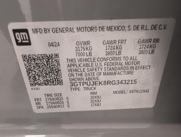 2024 GMC Sierra 1500 Elevation