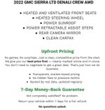 2022 GMC Sierra 1500 Limited Denali