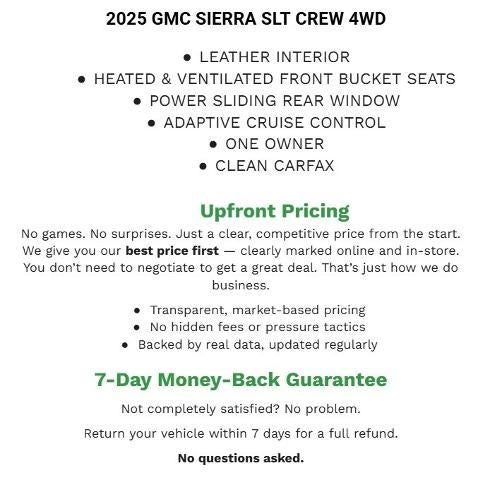 2025 GMC Sierra 1500 SLT