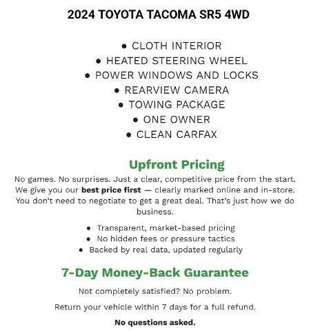 2024 Toyota Tacoma 4WD SR5
