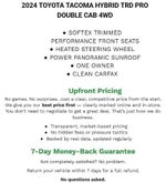 2024 Toyota Tacoma 4WD TRD Sport Hybrid