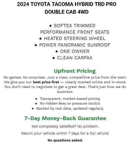 2024 Toyota Tacoma 4WD TRD Sport Hybrid