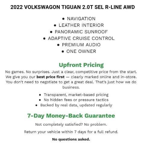 2022 Volkswagen Tiguan 2.0T SEL R-Line