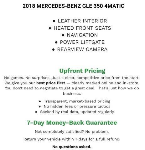 2018 Mercedes-Benz GLE 350 4MATIC®