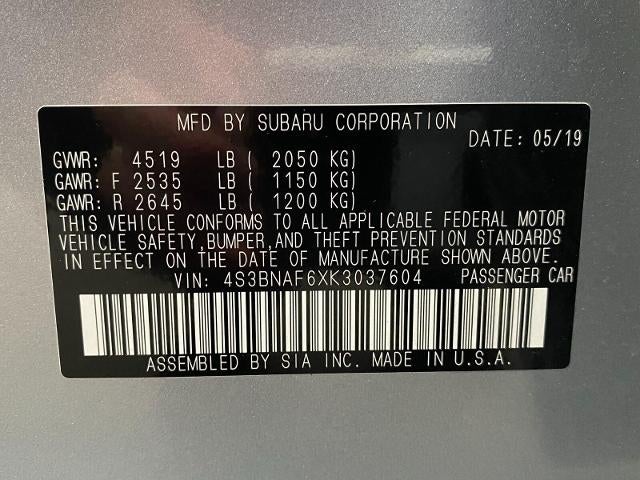 2019 Subaru Legacy 2.5i Premium
