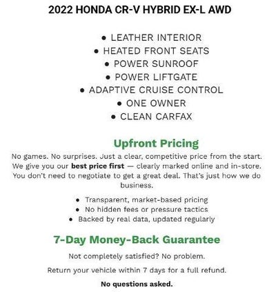 2022 Honda CR-V Hybrid EX-L