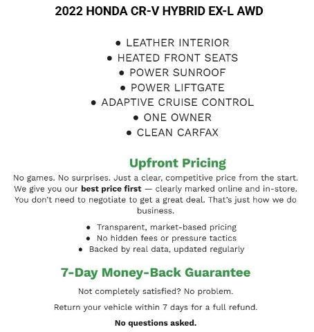 2022 Honda CR-V Hybrid EX-L