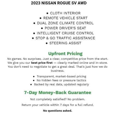 2023 Nissan Rogue SV Intelligent AWD