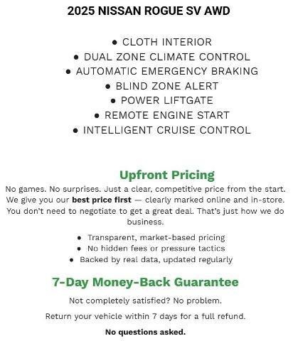 2025 Nissan Rogue SV