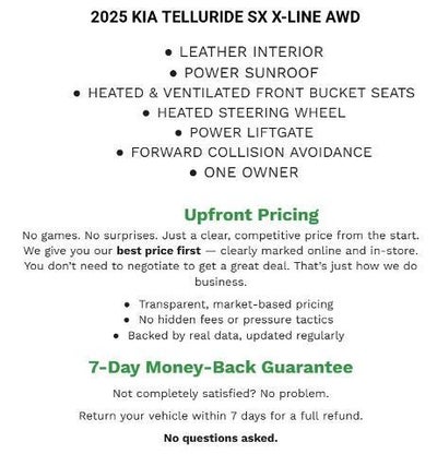 2025 Kia Telluride SX X-Line