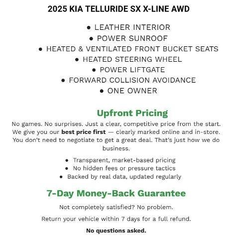 2025 Kia Telluride SX X-Line