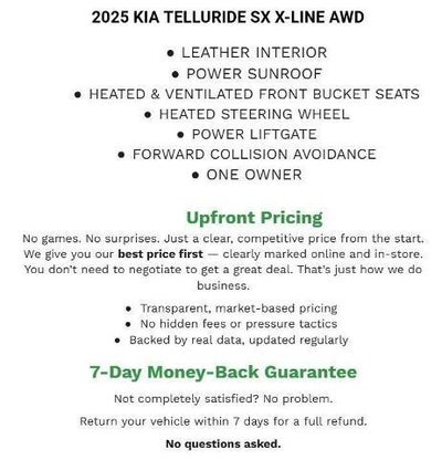2025 Kia Telluride SX X-Line
