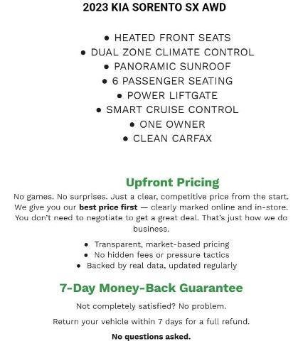 2023 Kia Sorento SX