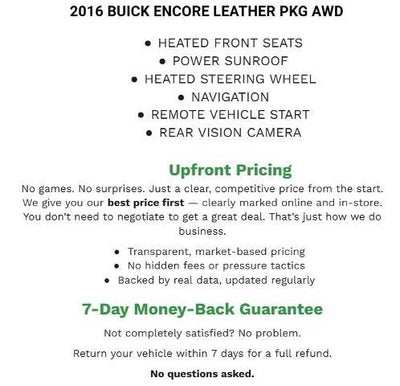 2016 Buick Encore Leather