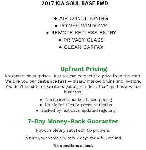 2017 Kia Soul Base